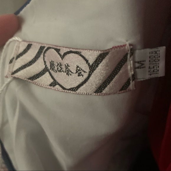 NWT Magic Tea Party’s White Crane Gratitude Lolita JSK with KC, Belt, and Clip - Picture 14 of 15